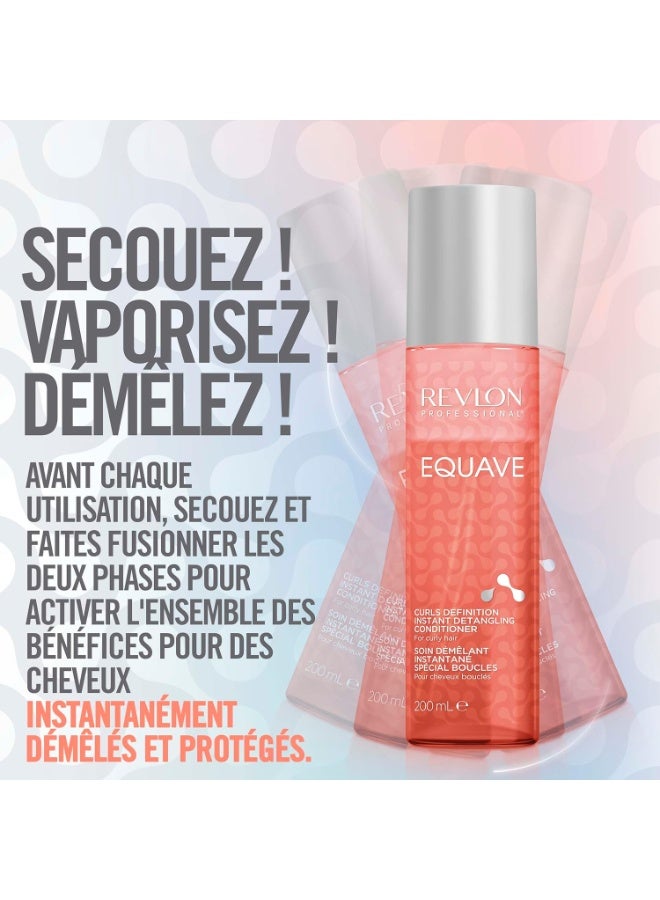 ريفلون بلسم ريفلون بروفيشنال إكوايف لتحديد تجعيدات الشعر، 200 مل، بلسم بخاخ نباتي يُترك على الشعر المجعد، عناية ثنائية المراحل للشعر المجعد - Image 3